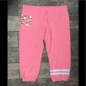 Victoria’s Secret pink Capri sweats